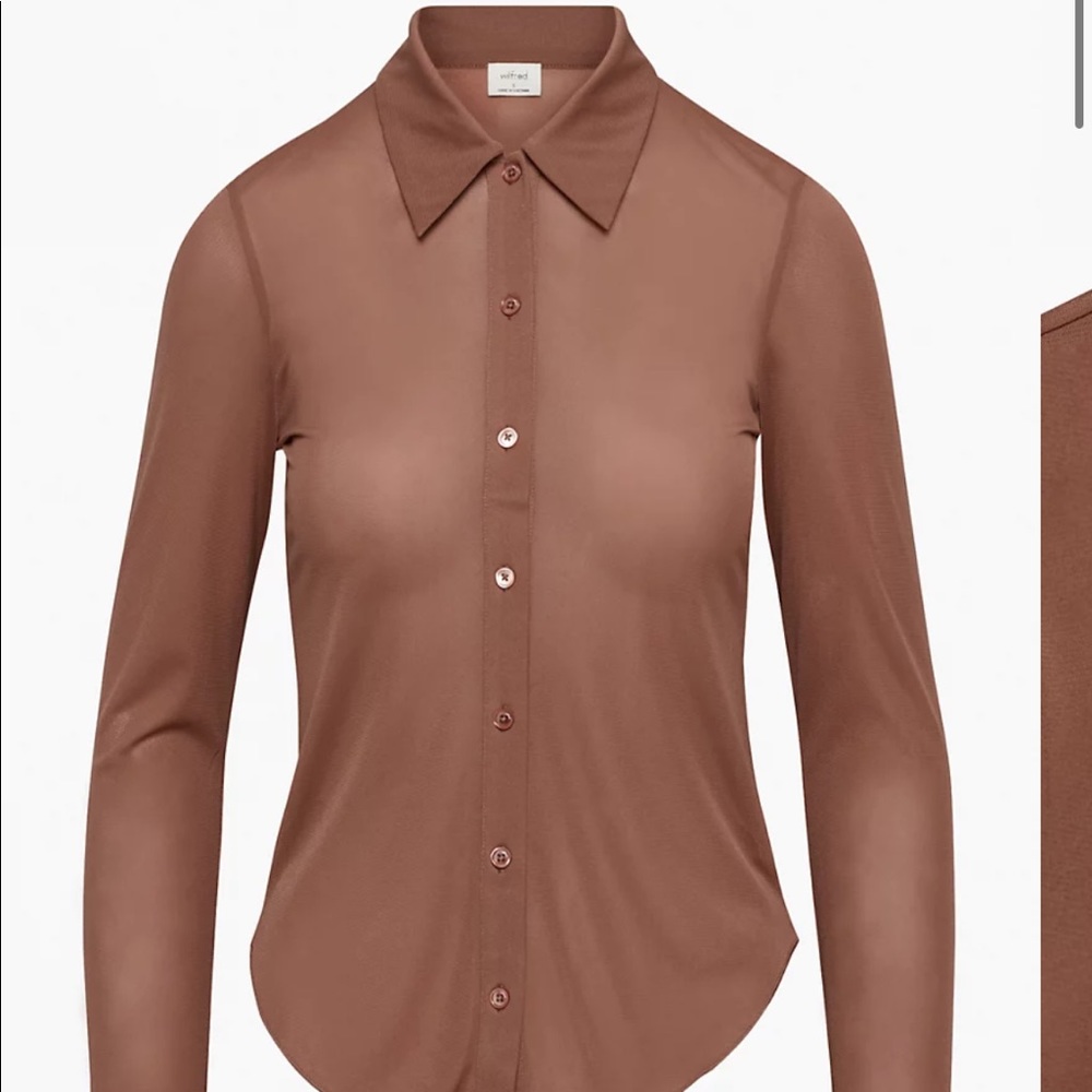 Pose hip mesh longsleeve